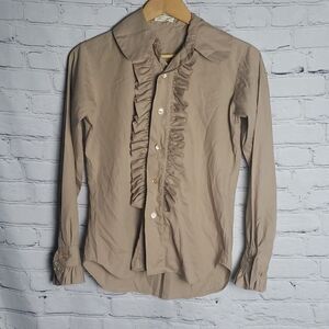 Gant For Woman Tan Longsleeve Blouse